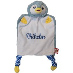 Hnddukke med navn - Pingvin