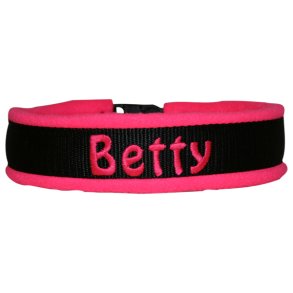 Navnehalsbnd Neonpink