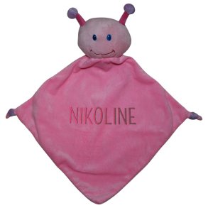 Mariehne sutteklud med navnebroderi