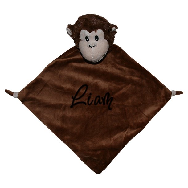 Abe sutteklud med navnebroderi