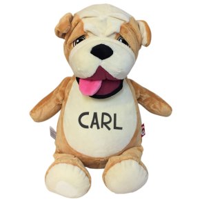 Bulldog bamse med navn