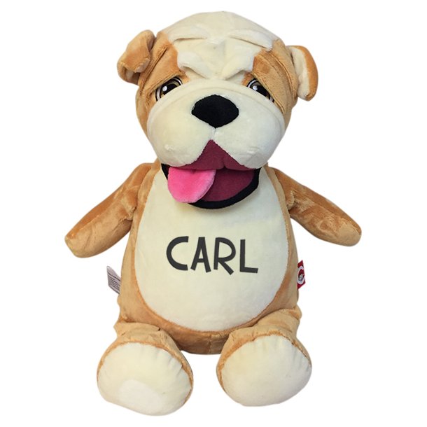 Bulldog bamse med navn