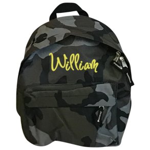 Lille Rygsk med navn - Camo