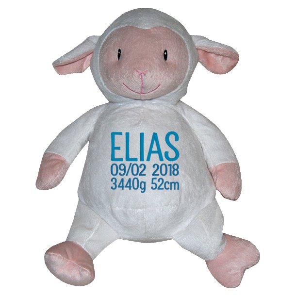 Lammebamse med navn og fdselsdata