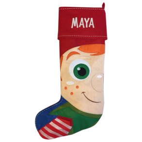 Julesok med nisse og navn