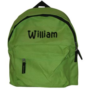 Lille Rygsk med navn - Lime