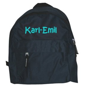 Lille Rygsk med navn - Marine