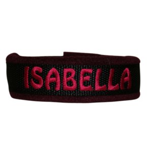 Navnehalsbnd Bordeaux