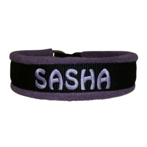 Navnehalsbnd Lyselilla