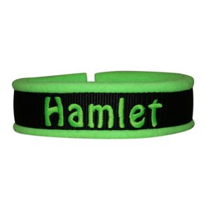 Navnehalsbnd Neongrn