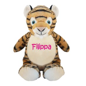 Tiger bamse med navn