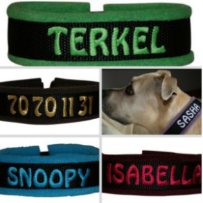 Halsbånd med navn